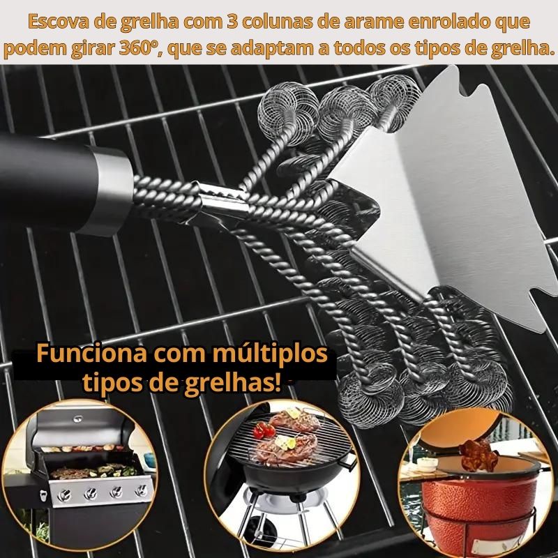 Cepillo para parrilla avanzado