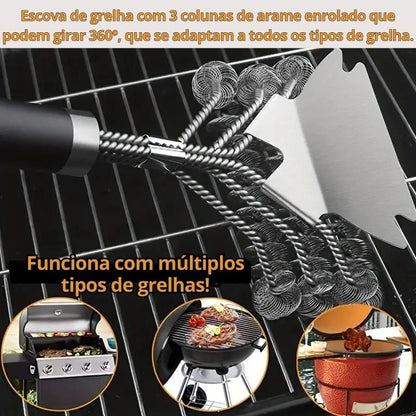 Cepillo para parrilla avanzado
