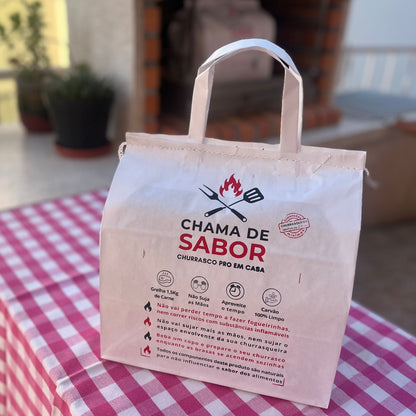 Saco Carvão Auto-acendível Chama de Sabor