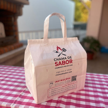 Saco Carvão Auto-acendível Chama de Sabor