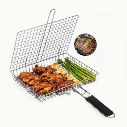 Grelha de Cesta retangular ideal para Legumes ou peixes