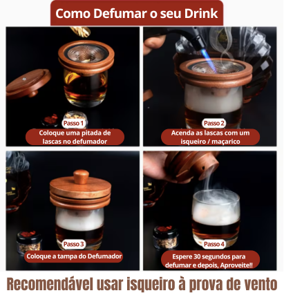 Kit de Fumagem para Whisky
