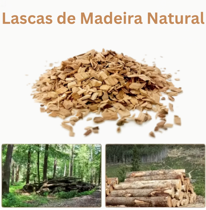 Conjunto de Lascas de Defumação – 8 Madeiras Premium