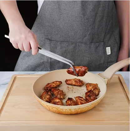 Conjunto de 2 Pinças de Cozinha em Aço Inoxidável: Precisão, Durabilidade e Poupança de Espaço